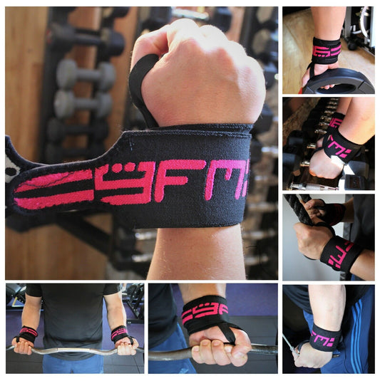 Wrist Wraps Padded Weight Lifting-Gym Straps Support Grip