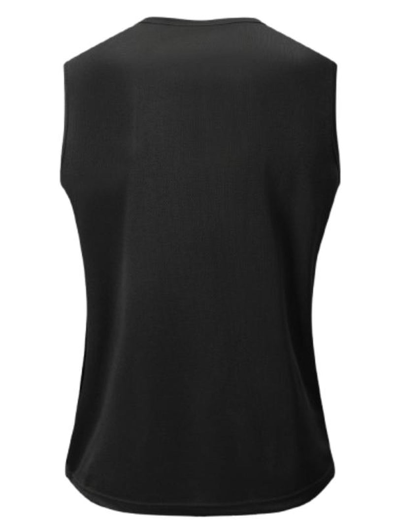 Men Solid Color Breathable Quick Dry Tank Top