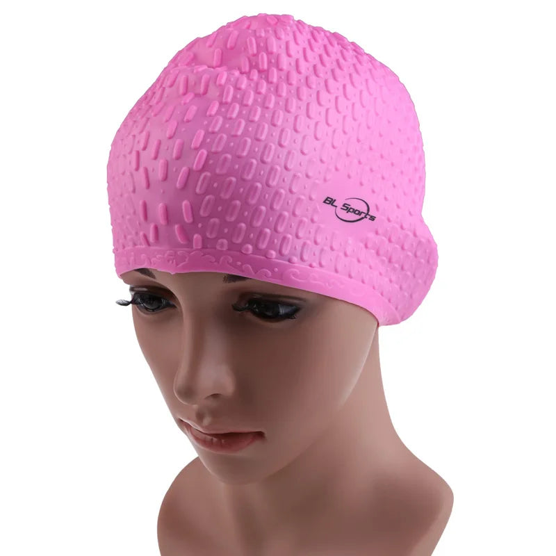 Silicone Waterproof Swimming Caps 
