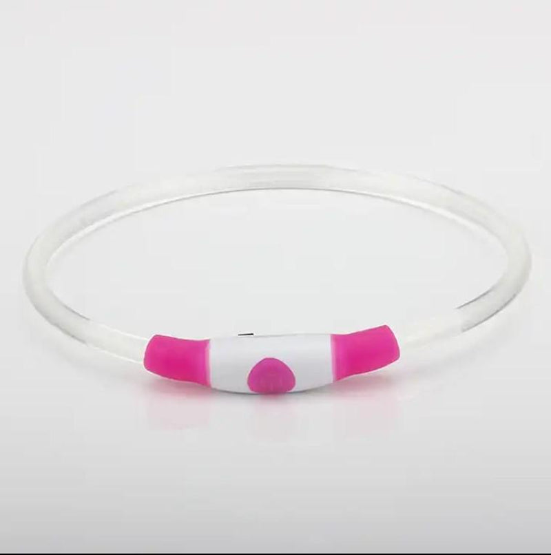 Rechargeable LED Collar, Glowing Pet Collar for Night Safety, and Fashion