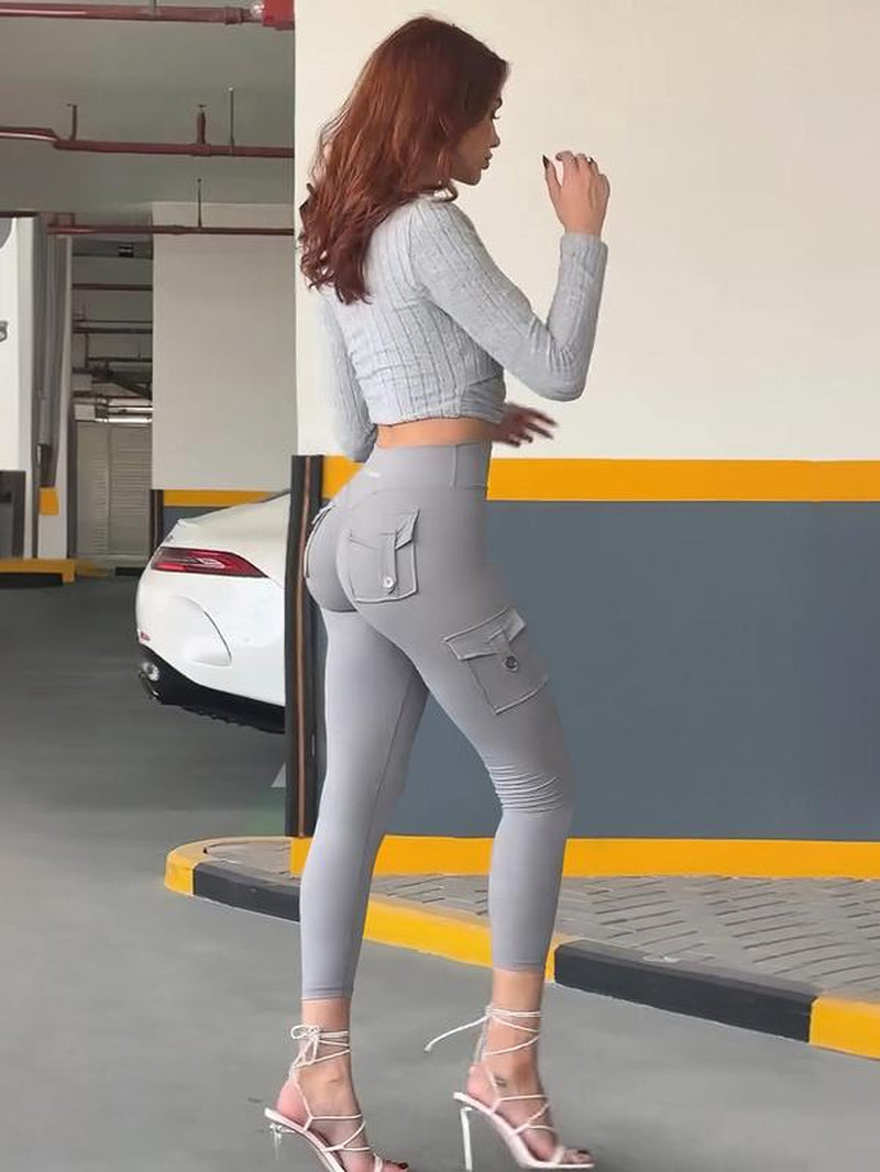  Coreflex Workout Cargo Leggings with Pockets for Women