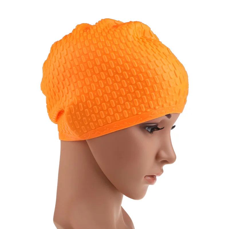 Silicone Waterproof Swimming Caps 