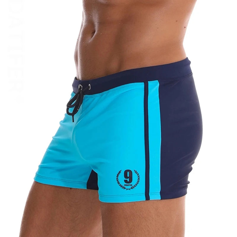 Men Breathable Swim Trunks 