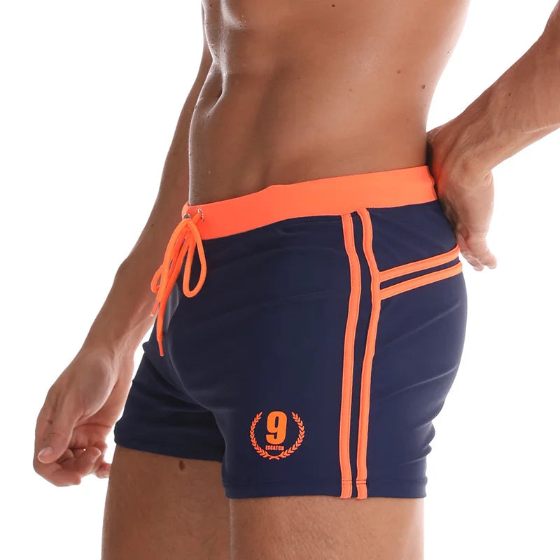 Men Breathable Swim Trunks 