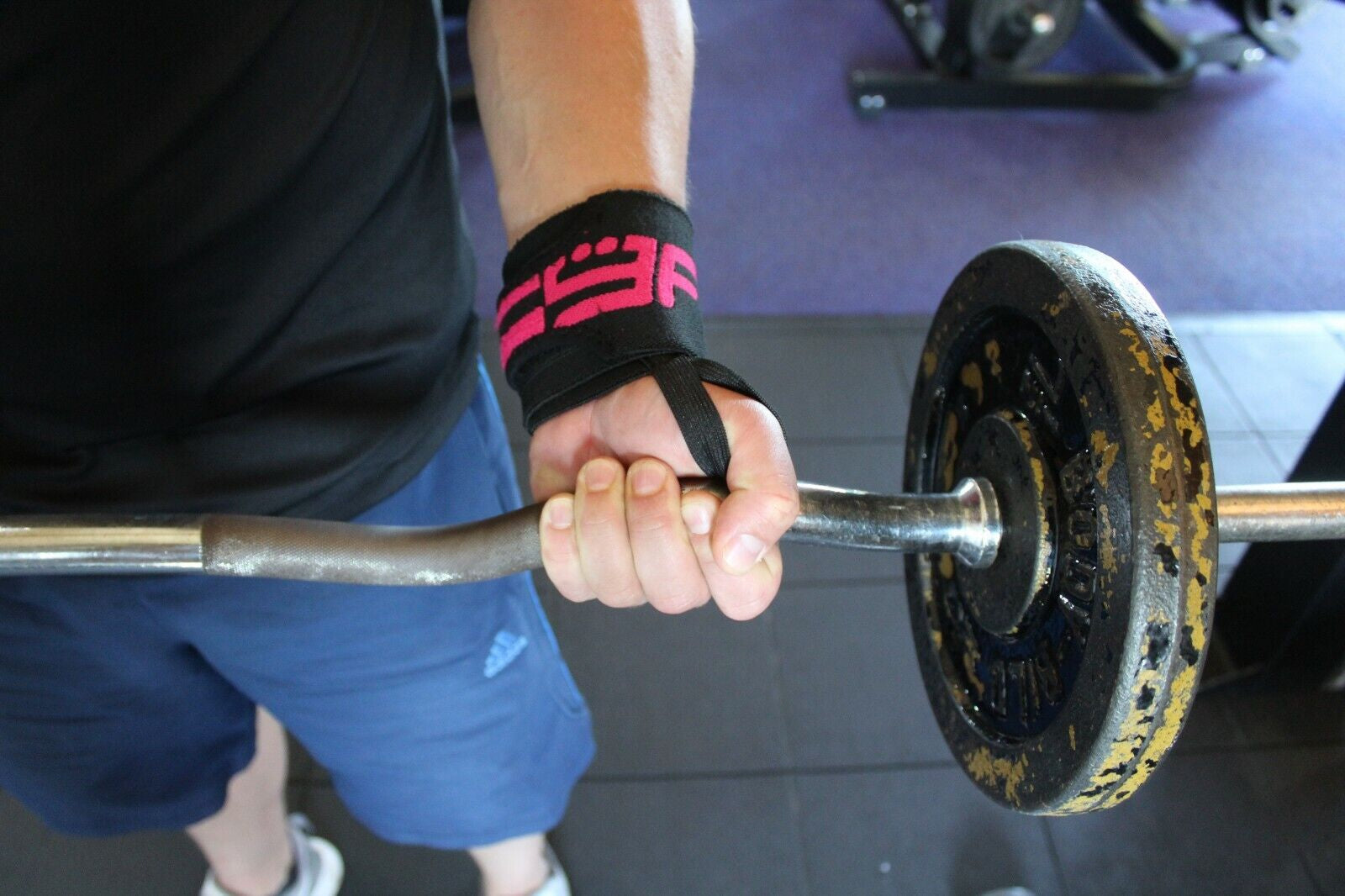 Wrist Wraps Padded Weight Lifting-Gym Straps Support Grip 