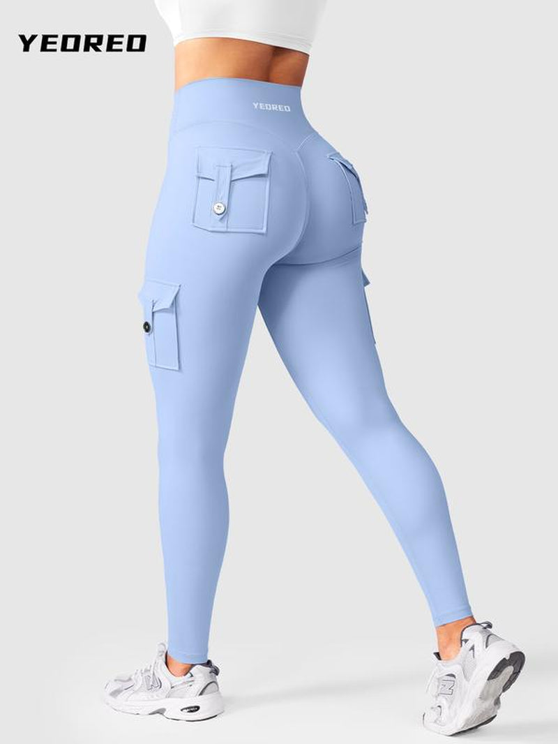  Coreflex Workout Cargo Leggings with Pockets for Women