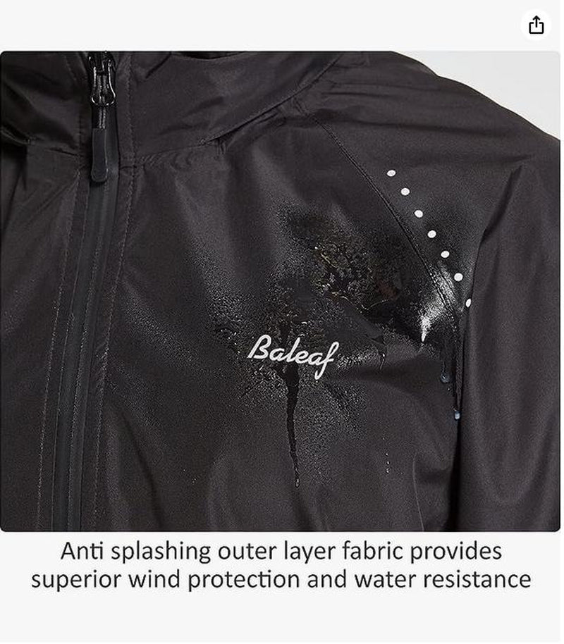 Baleaf Women Rain Jackets Waterproof Windbreaker