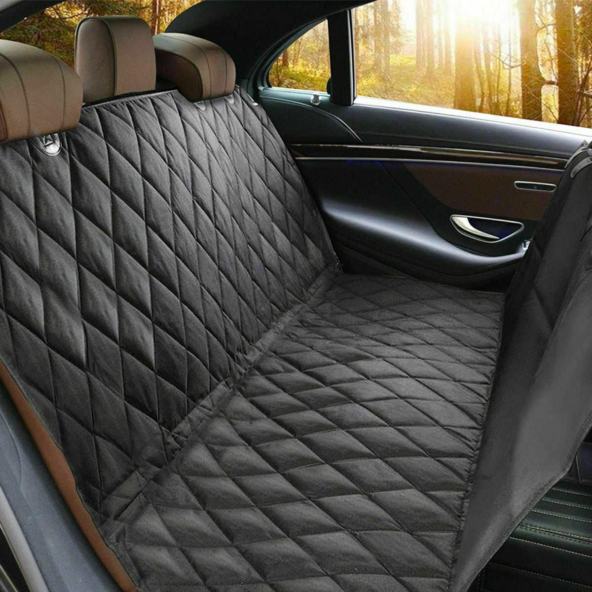Car Rear Back Seat Cover for Pet Dog Cat Auto Protector 100% Waterproof Hammock Mat