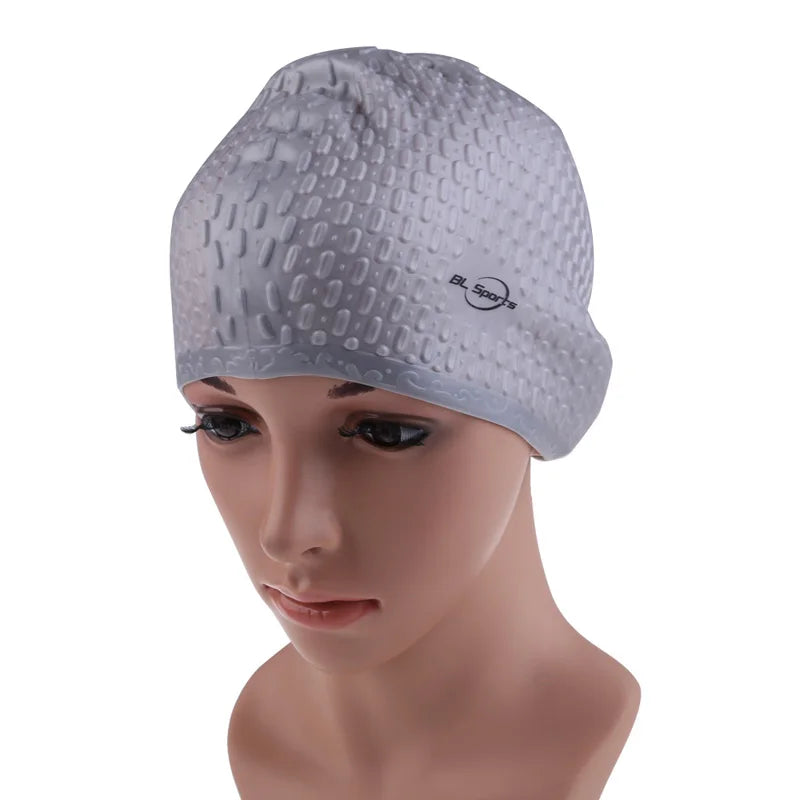 Silicone Waterproof Swimming Caps 