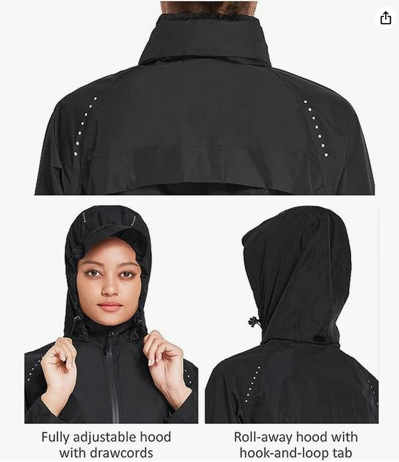 Baleaf Women Rain Jackets Waterproof Windbreaker