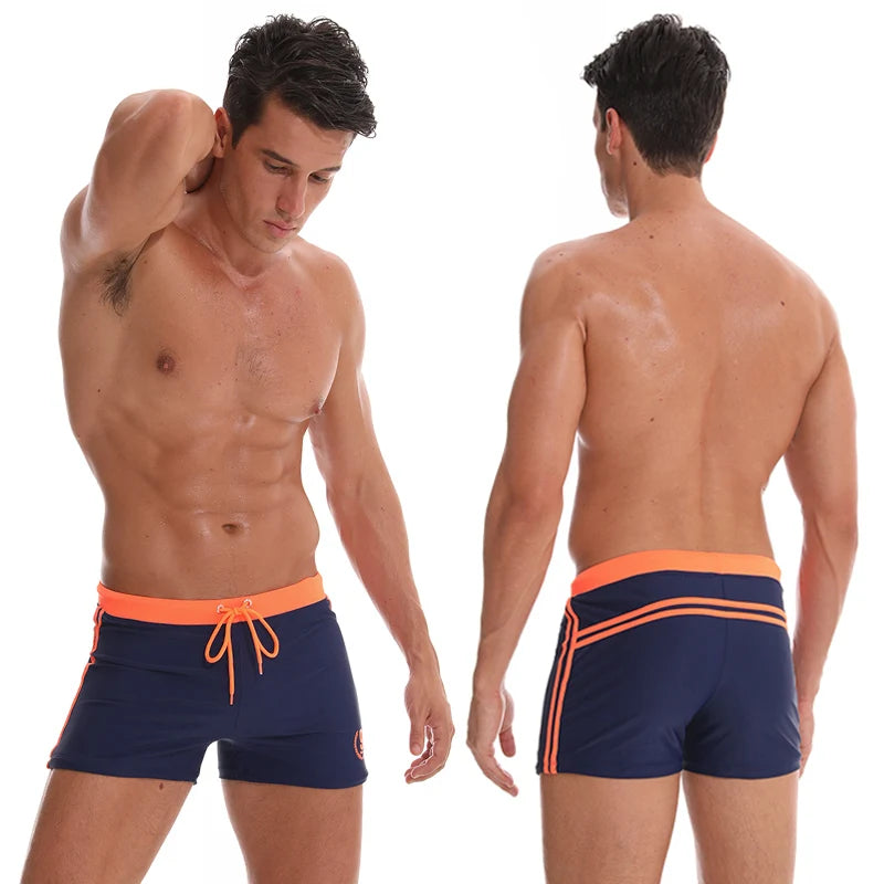 Men Breathable Swim Trunks 