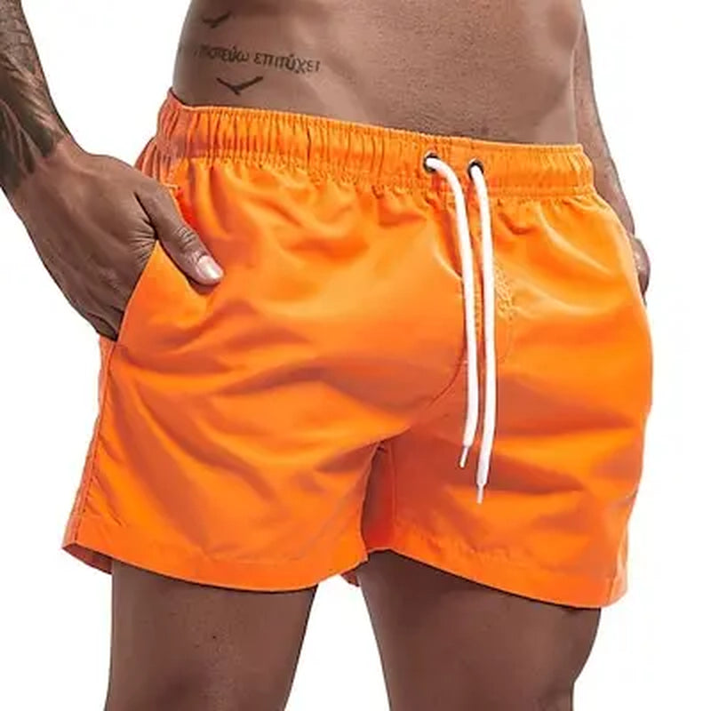Men'S Swim Shorts Swim Trunks Quick Dry Board Shorts - Breathable -Drawstring with Pockets