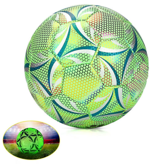 Training Night Glow Footballs Reflective Soccer Ball