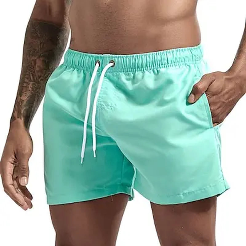 Men'S Swim Shorts Swim Trunks Quick Dry Board Shorts - Breathable -Drawstring with Pockets
