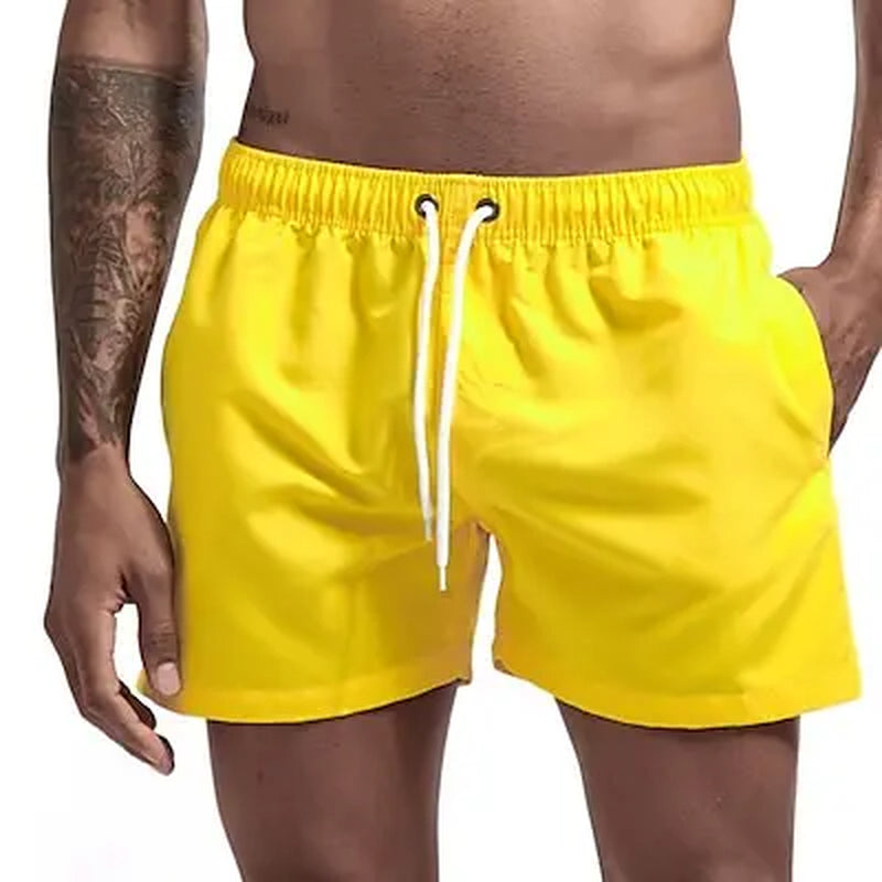 Men'S Swim Shorts Swim Trunks Quick Dry Board Shorts - Breathable -Drawstring with Pockets