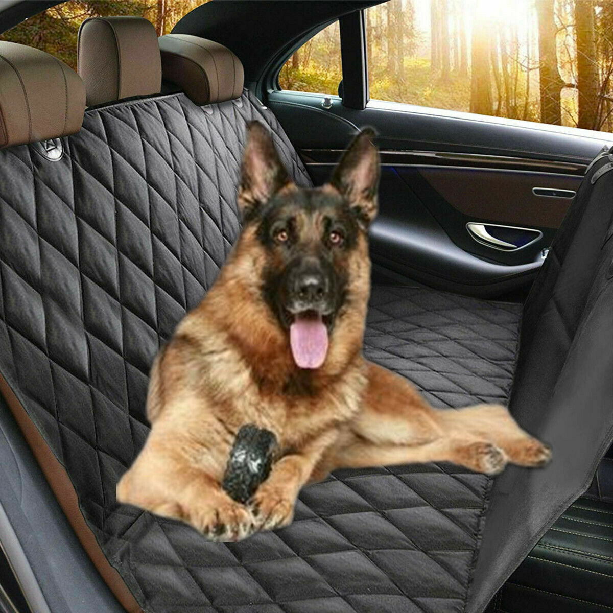 Car Rear Back Seat Cover for Pet Dog Cat Auto Protector 100% Waterproof Hammock Mat
