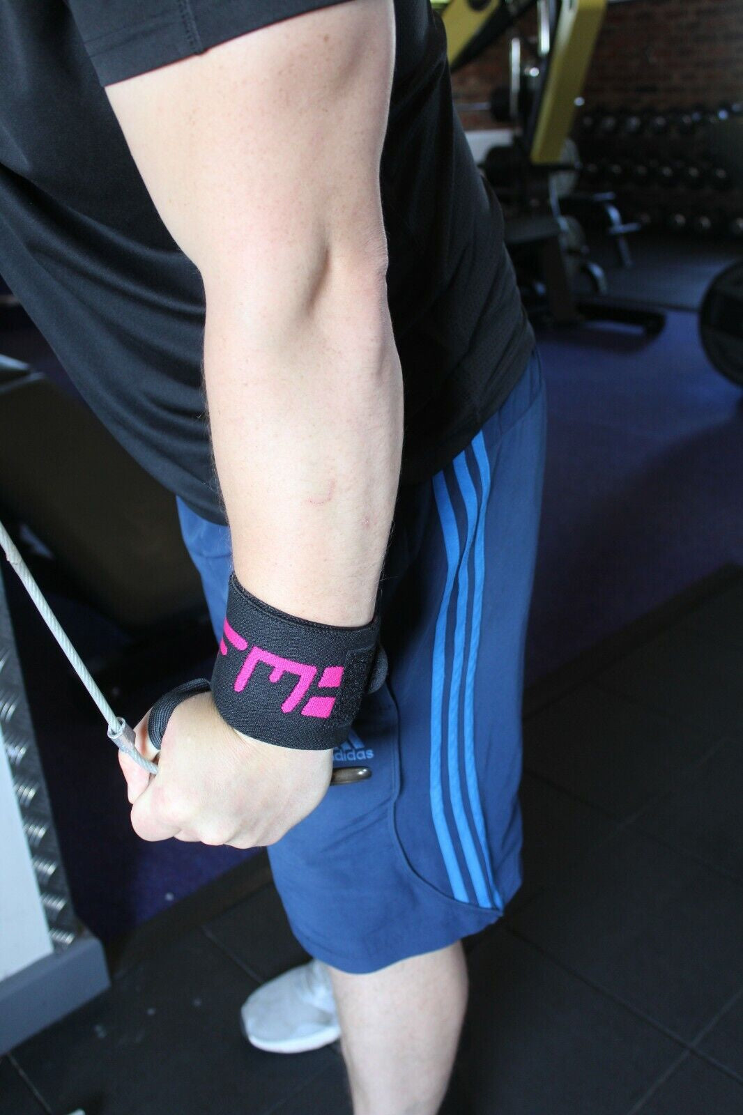 Wrist Wraps Padded Weight Lifting-Gym Straps Support Grip 