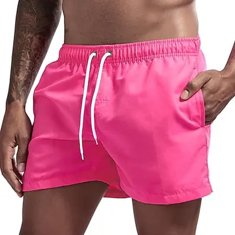 Men'S Swim Shorts Swim Trunks Quick Dry Board Shorts - Breathable -Drawstring with Pockets