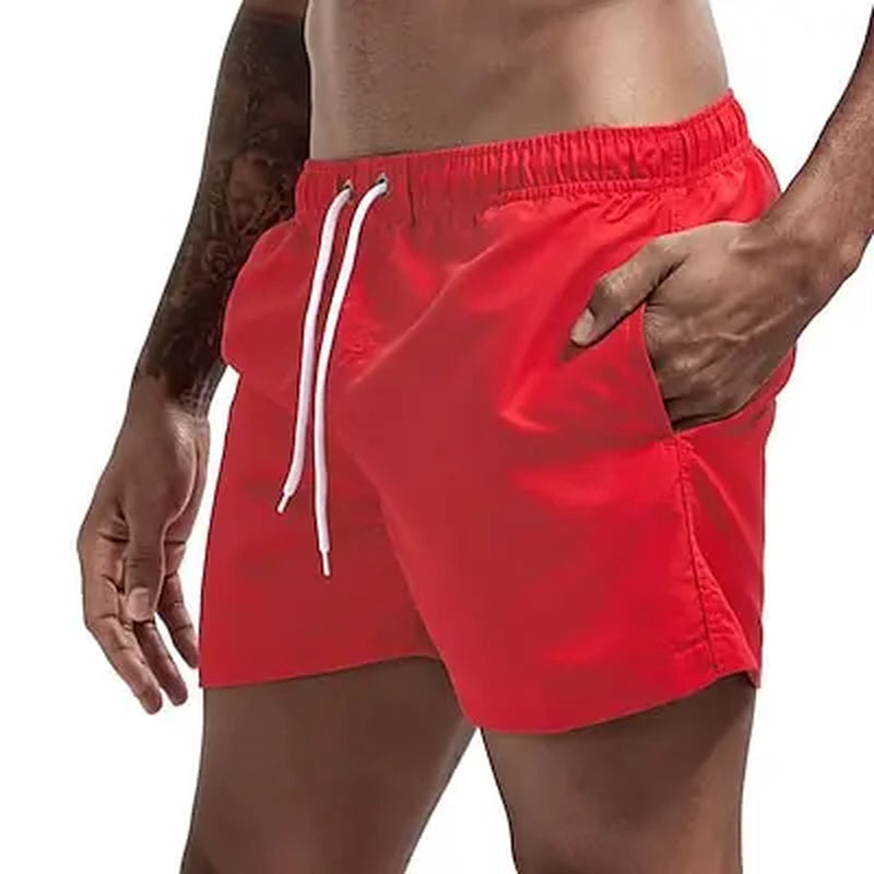 Men'S Swim Shorts Swim Trunks Quick Dry Board Shorts - Breathable -Drawstring with Pockets
