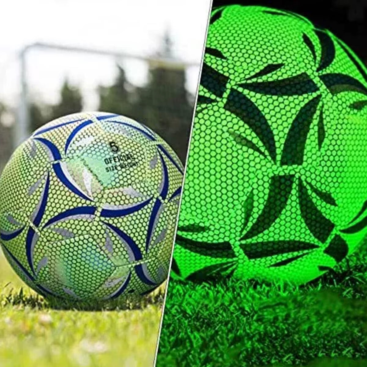 Training Night Glow Footballs Reflective Soccer Ball