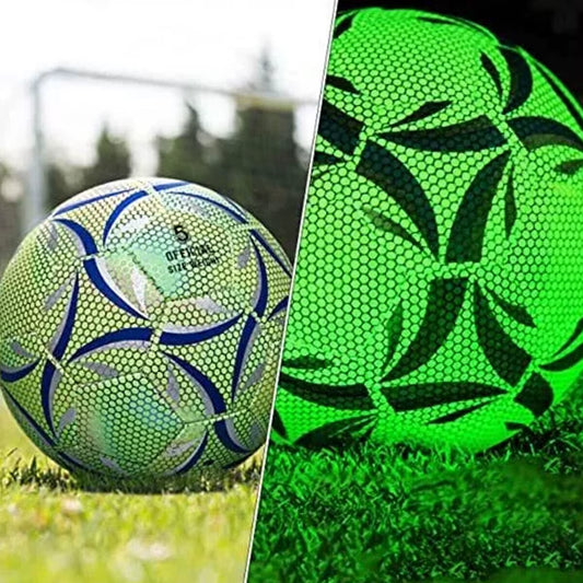 Training Night Glow Footballs Reflective Soccer Ball