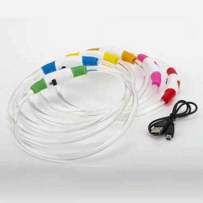 Rechargeable LED Collar, Glowing Pet Collar for Night Safety, and Fashion
