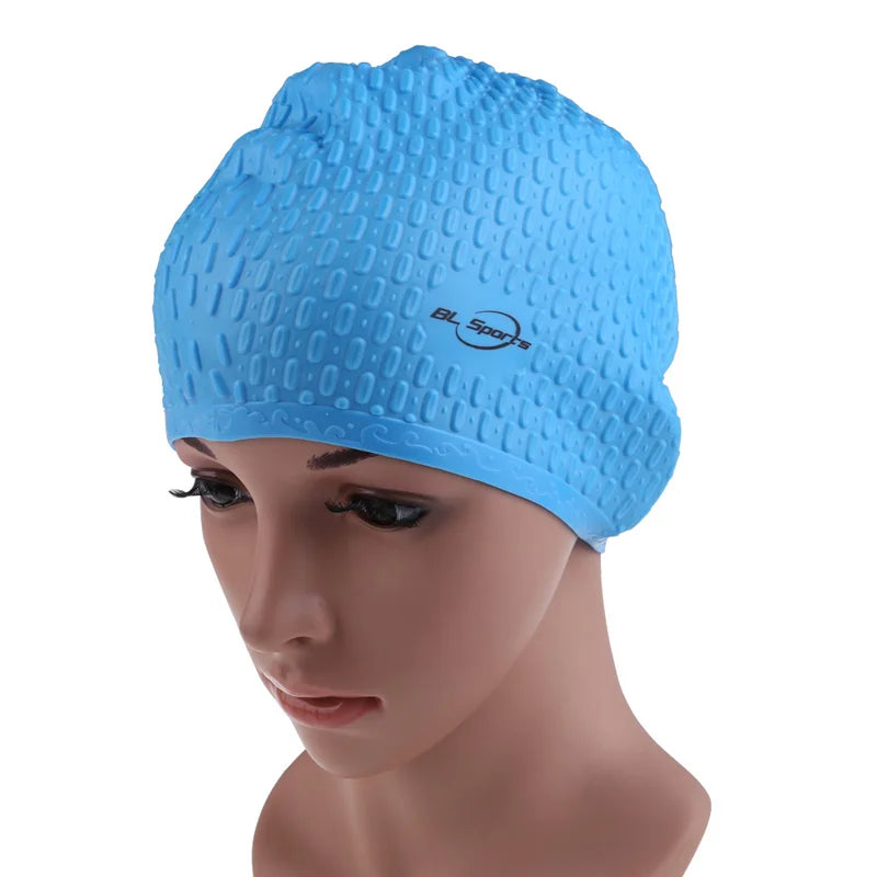 Silicone Waterproof Swimming Caps 