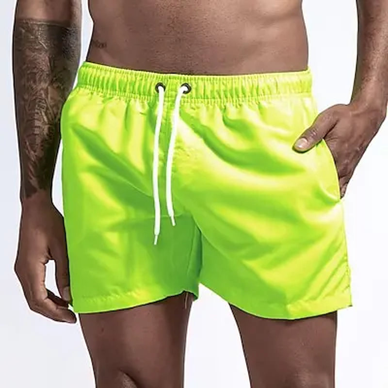 Men'S Swim Shorts Swim Trunks Quick Dry Board Shorts - Breathable -Drawstring with Pockets