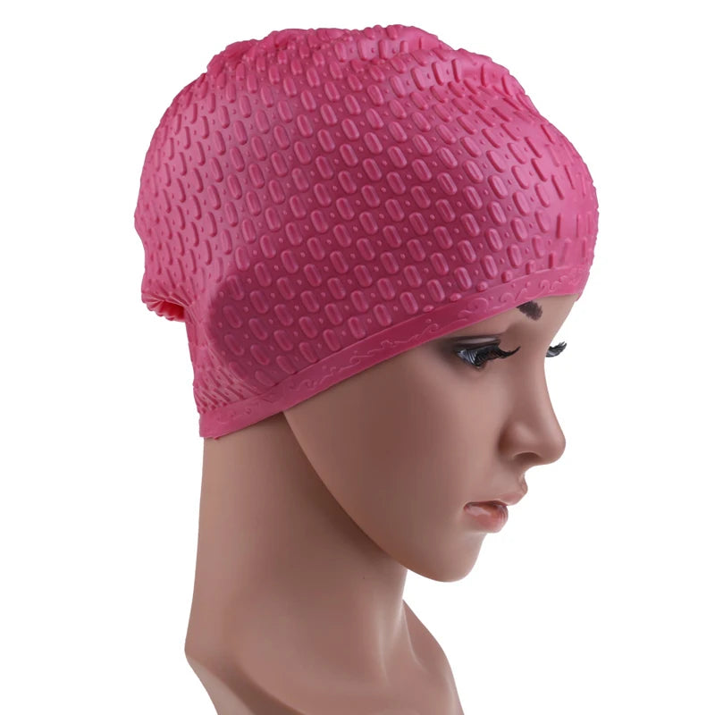 Silicone Waterproof Swimming Caps 