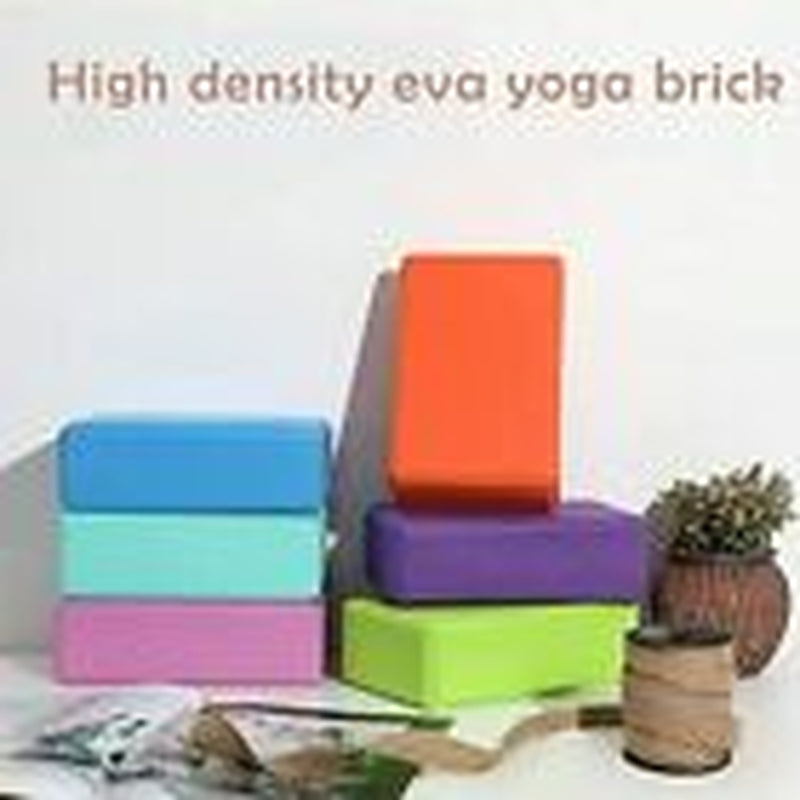 Yoga Block Fitness Foam Brick Pilates Balance Stretching Exercise Gym Workout UK