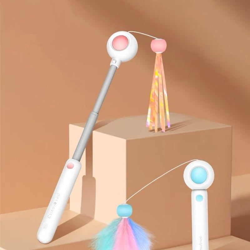 3 in 1 Laser Pointer Cat Teaser Catnip Holder Expandable