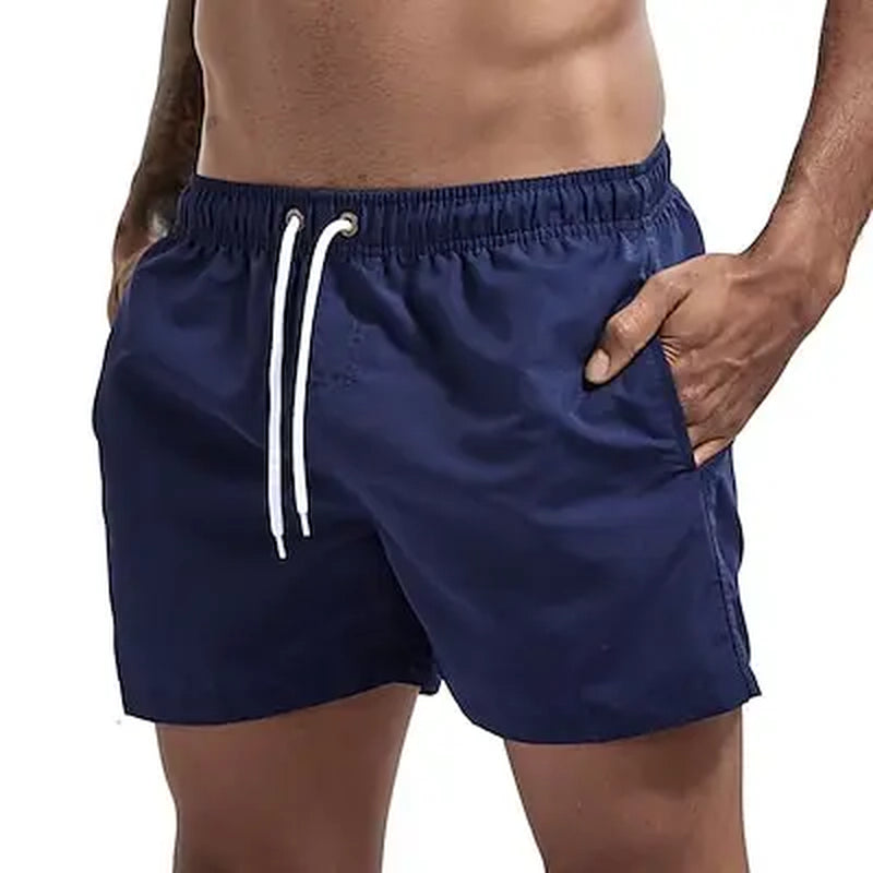 Men'S Swim Shorts Swim Trunks Quick Dry Board Shorts - Breathable -Drawstring with Pockets