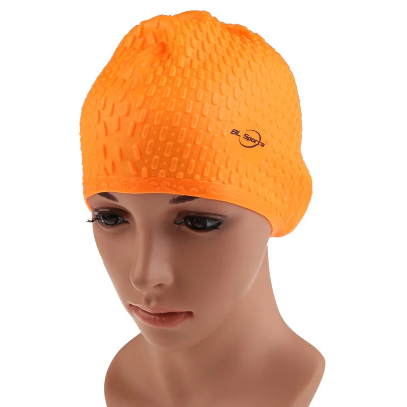 Silicone Waterproof Swimming Caps 