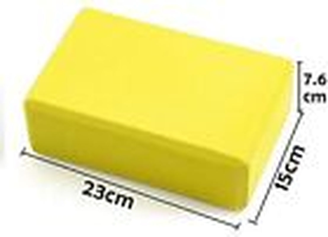 Yoga Block Fitness Foam Brick Pilates Balance Stretching Exercise Gym Workout UK